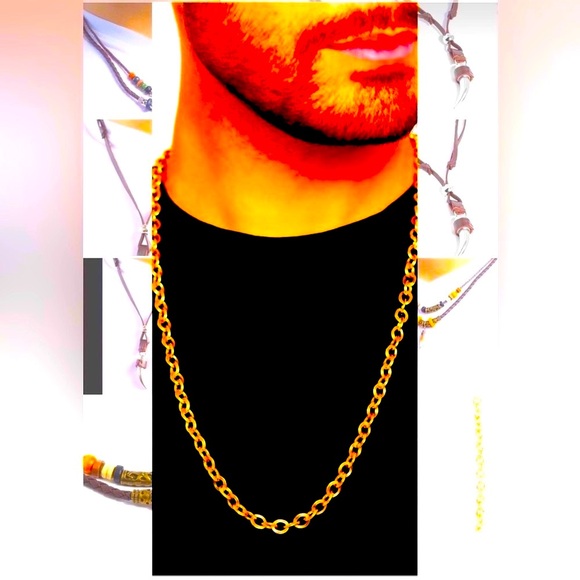 🙌🏈💪🏼 “IT’S GOAL TIME”- GOLD MEN’S NECKLACE❗️💪🏈🙌 - Picture 1 of 3